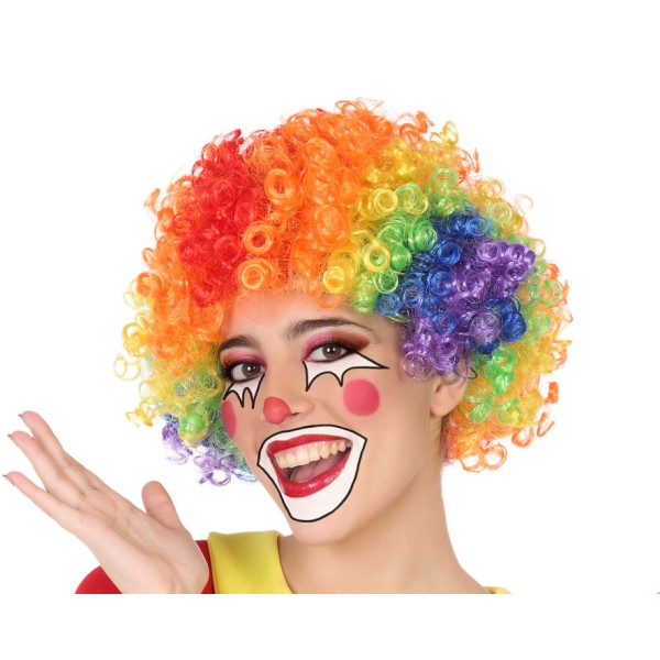 Carnevale | PARRUCCA PAGLIACCIO CLOWN RICCIA...