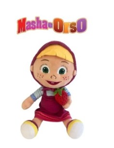 Masha e orso | Bambola peluche masha e orso on fragola...