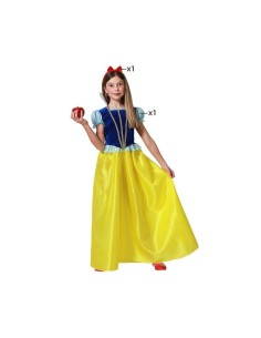 COSTUME BIMBA PRINCIPESSA da favola VESTITO BIANCANEVE 72117