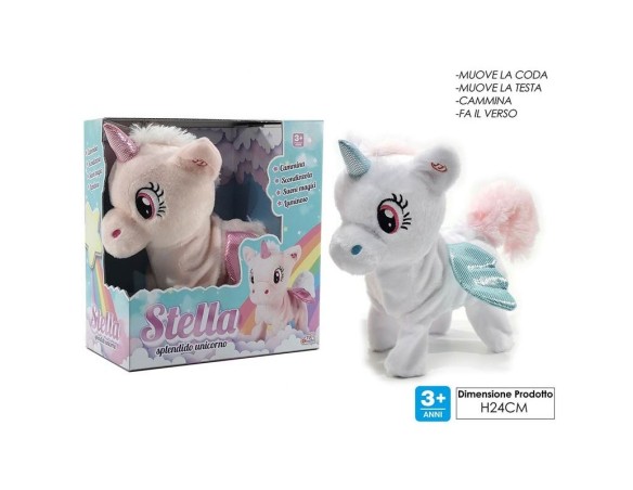 GENERAL TRADE STELLA SPLENDIDO UNICORNO A BATTERIA filoguidato 720515