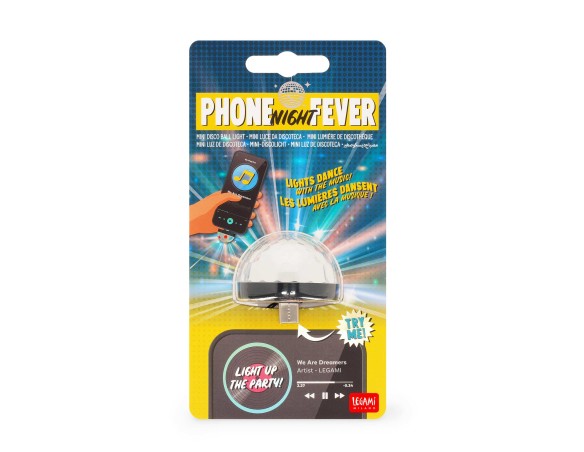 Legami ! | Mini Bola Disco - Mini Luce da Discoteca - Phone Night Fever legami