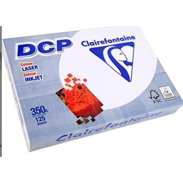 Risma fogli carta bianca 350 g 125 fogli dcp