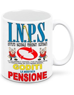 Idea regalo Tazza Simpatica per Festa Pensione inps
