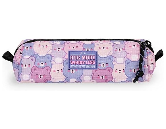 Legami - Astuccio My Pencil Case, Chiusura a Zip, in Plastica riciclata, Resistente, Capiente, Pratico, Astuccio per Scuola, pe