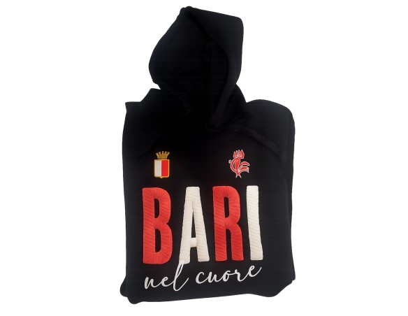 Bari | FELPA BARI ROSSO ROSSA NON UFFICIALE - bari nel cuore