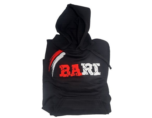 Bari | FELPA BARI ROSSO ROSSA NON UFFICIALE - scritta bari bianco rossa