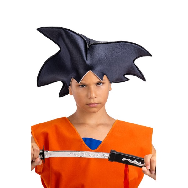 Copricapo Parrucca Dragon Ball Manga Nero