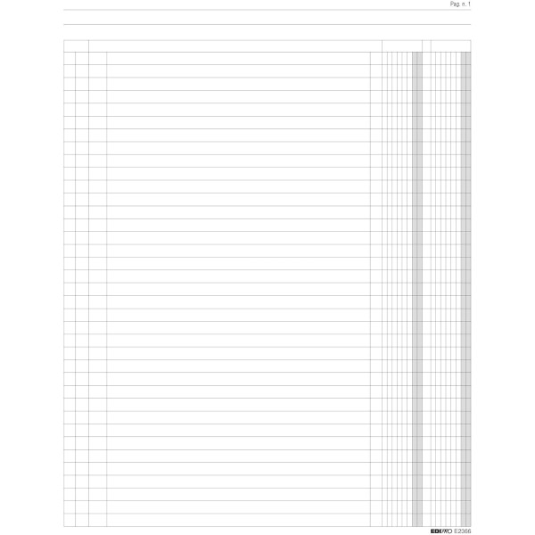 EDIPRO - E2366 - Libro giornale 92 pagine...