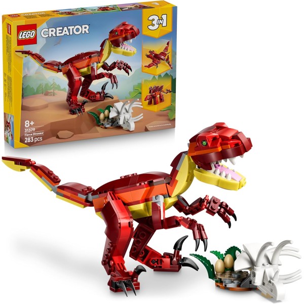 LEGO Creator 3 in 1 Feroce Dinosauro Giocattolo...
