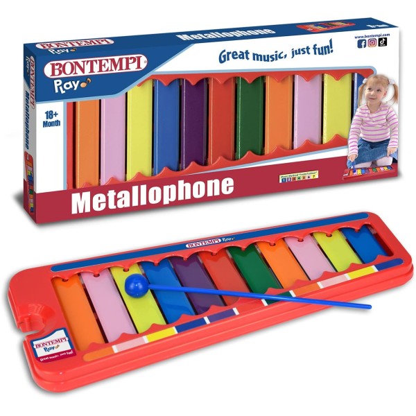Bontempi | Xilofono Colorato, Metallofono 11...