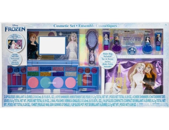 Frozen mega cosmetic set w bonus bag