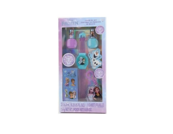 Frozen | Disney Orologio Set Nail Art e Lip Gloss Frozen FZ4440GG
