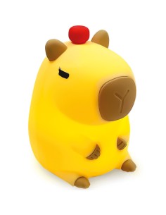 LAMPADA NOTTE IN SILICONE CM.9X16X11 BE-CAPPY! CAPIBARA...