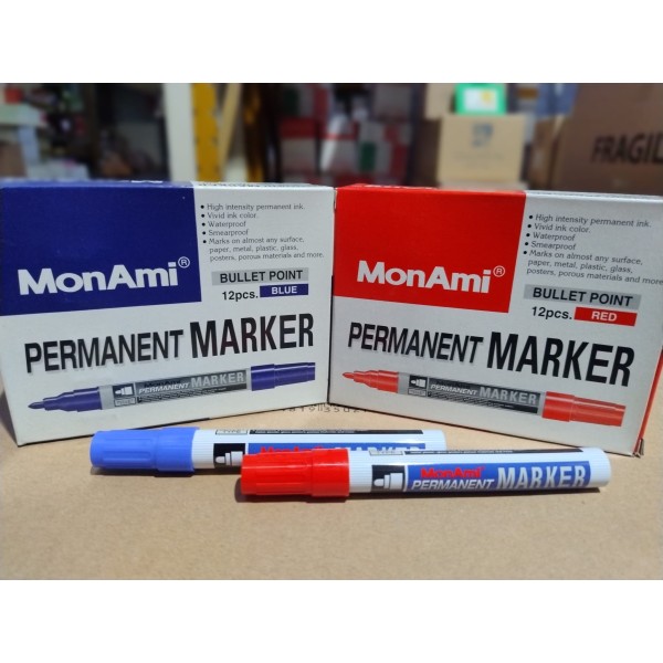 Pennarello Marker Monami Blu o rosso