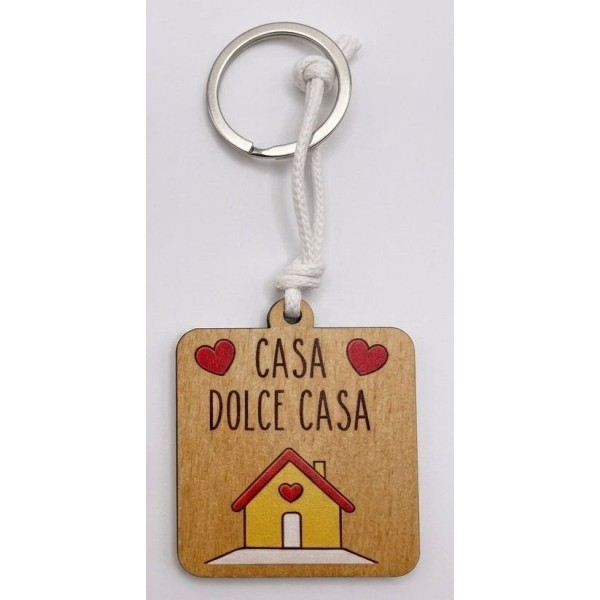 Fabula |  Portachiavi Casa Dolce Casa 5cm spess...