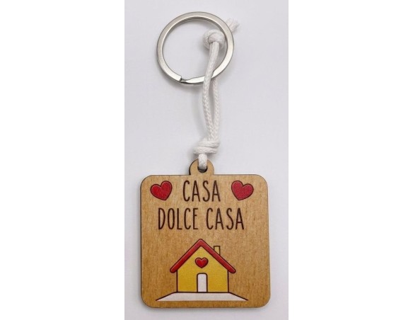 Fabula |  Portachiavi Casa Dolce Casa 5cm spess 4mm