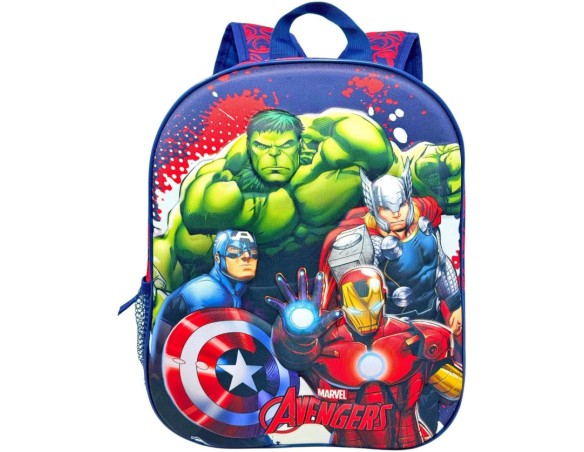 Avengers | Zaino 3D 31cm per l'asilo o il tempo libero Marvel Avengers Exclusive