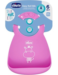 Bavaglino Chicco in silicone facile da arrotolare