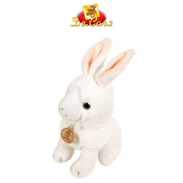 DECAR2 PELUCHE CONIGLIO BIANCO CM 20 H 26131