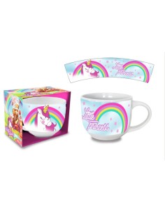 Tazza mug colazione in ceramica multicolor Unicorno per...