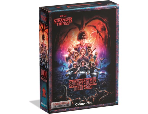 Puzzle Clementoni Stranger Things Season 2 Puzzle 1000 Pezzi