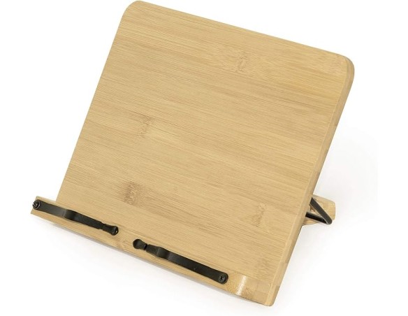 Legami - Leggio Pieghevole in Bamboo, 28x20 cm, Pratico Supporto per Tablet, Libri, Ricettari, Spartiti, Supporto che Può Assum