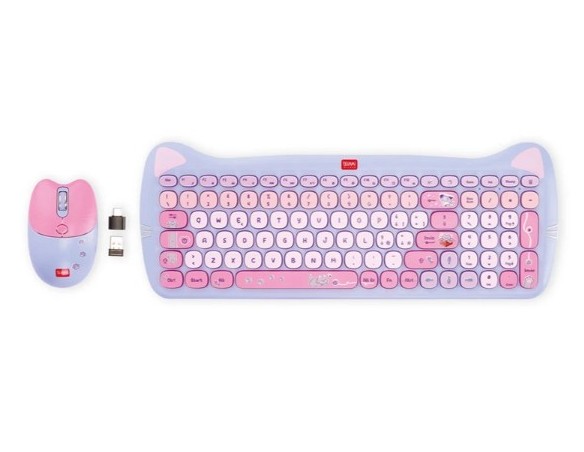 Legami - Set Tastiera E Mouse Wireless - Meow - Kitty | Legami