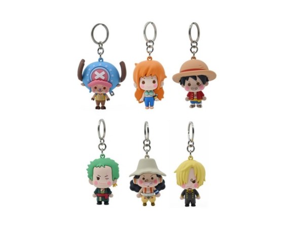 ONE PIECE - POCKET HERO WINDOW BOX SERIES 2 - PORTACHIAVI ONE PIECE PDQ - MINIFIGURE 5.5CM