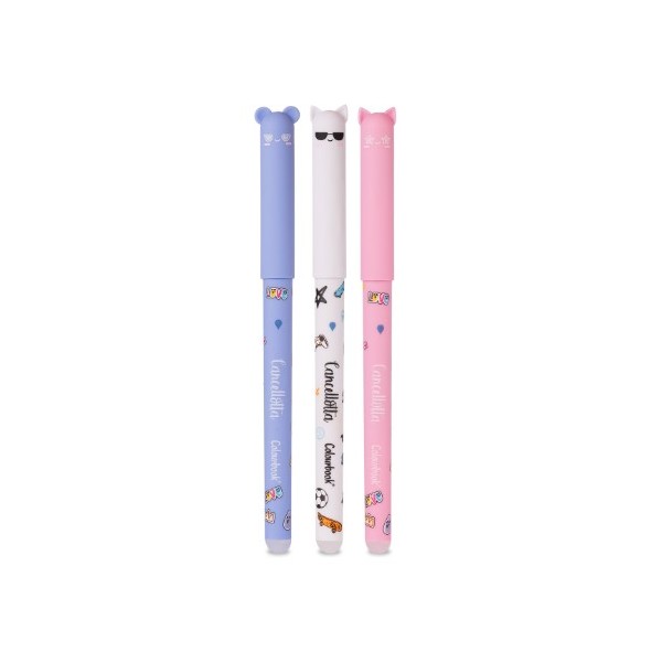 Penna Cancellotta Abstract blu o rossa rosso