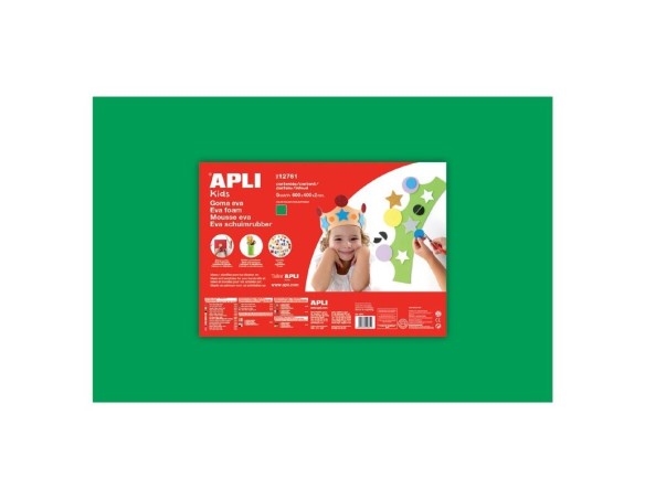 FOGLIO CARTA GOMMA EVA FOAM VERDE 40 X 60