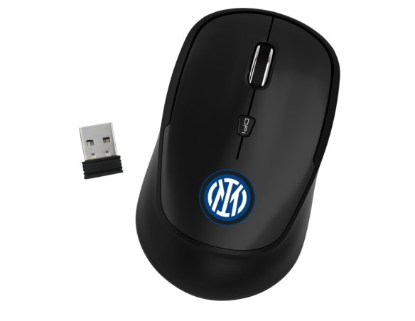 Inter | Mouse Wireless - Ufficiale Inter - XJ35 NERO