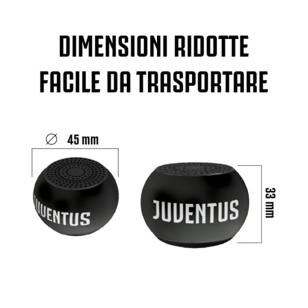 Juventus - Minispeaker Bluetooth Portatile...
