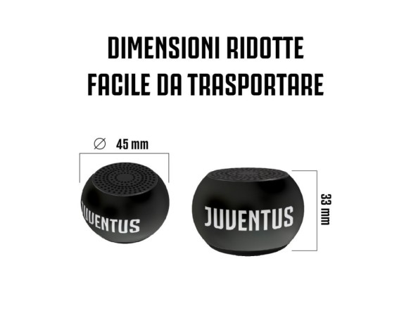 Juventus - Minispeaker Bluetooth Portatile Juventus