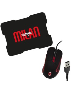 Milan | - TECHMADE COMBO SET GAMING MOUSE+PAD UFFICIALE...