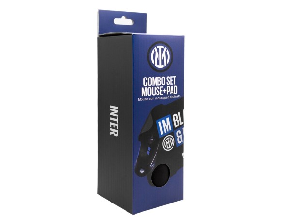 Inter - TECHMADE COMBO SET GAMING MOUSE+PAD UFFICIALE INTER