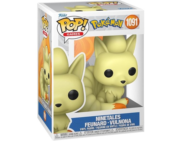 Funko Pop! Games: Pokemon - Ninetails - Ninetales - Figura in Vinile da Collezione - Idea Regalo - Ufficiale - 1091