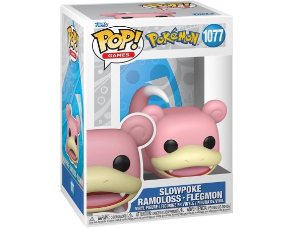 Funko Pop! Games: Pokemon - Slowpoke - Figura in Vinile da Collezione - Idea Regalo - Merchandising Ufficiale - 1077