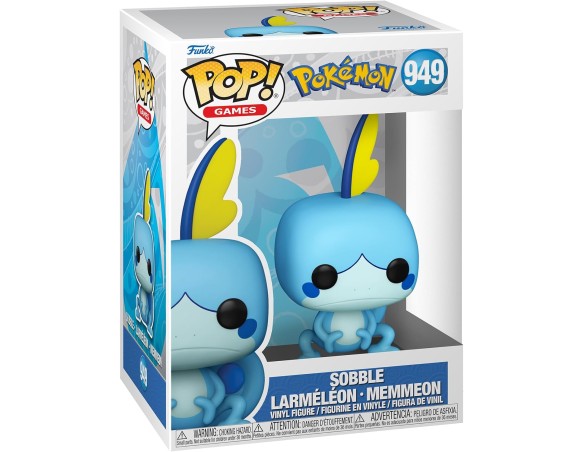 Funko POP! Games: Pokemon - Sobble - Figura in Vinile da Collezione - Idea Regalo - Merchandising Ufficiale - 949