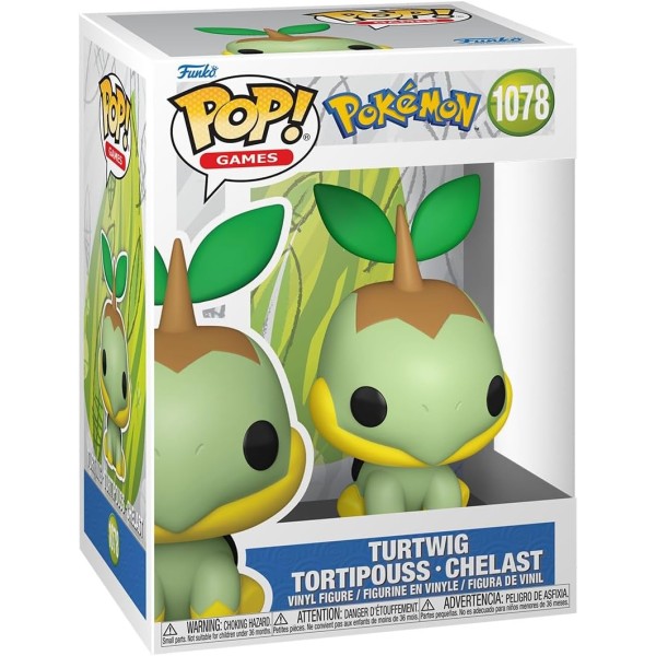 Funko Pop! Games: Pokemon - Turtwig - Figura in...