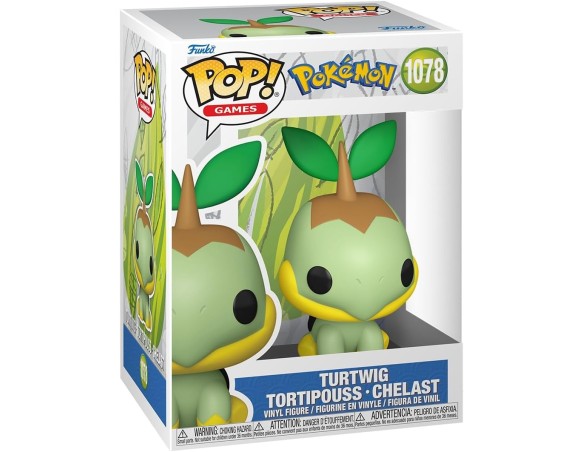 Funko Pop! Games: Pokemon - Turtwig - Figura in Vinile da Collezione - Idea Regalo - Merchandising Ufficiale - Giocattoli per B
