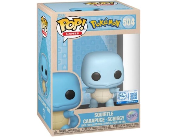 Funko POP! Pokemon: Squirtle (Soft Color) (504) EXM