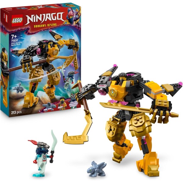 LEGO NINJAGO 71839 Battle Mech Spinjitzu di...