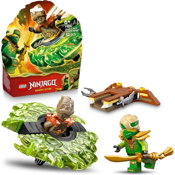LEGO NINJAGO Lloyd Contro Spinner Mostro della...
