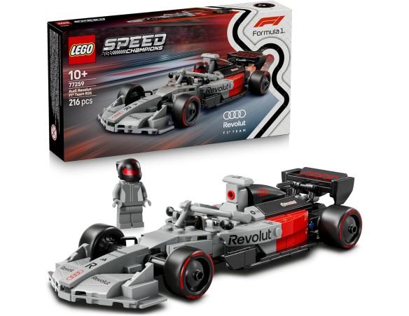 LEGO Speed Champions Auto da Corsa Audi Revolut F1 Team R26 Giocattolo - Kit Modellismo con Minifigure del Pilota da Collezione