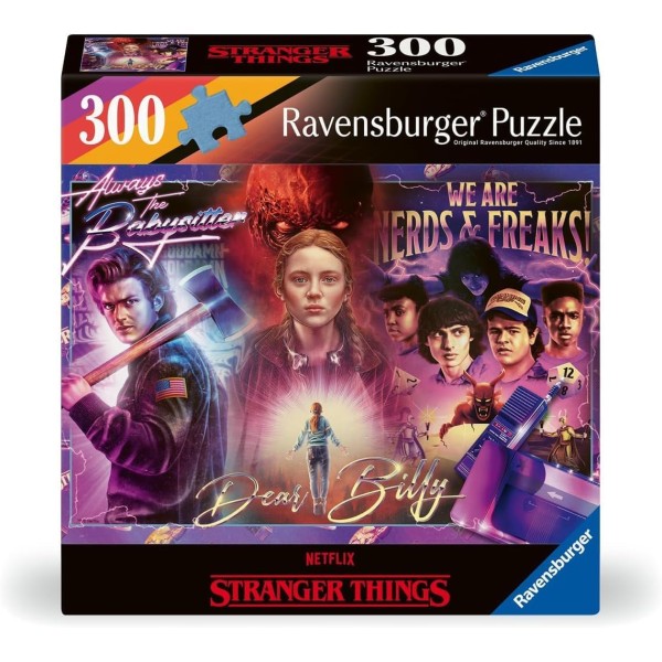 Ravensburger - Puzzle Stranger Things 300 Pezzi...