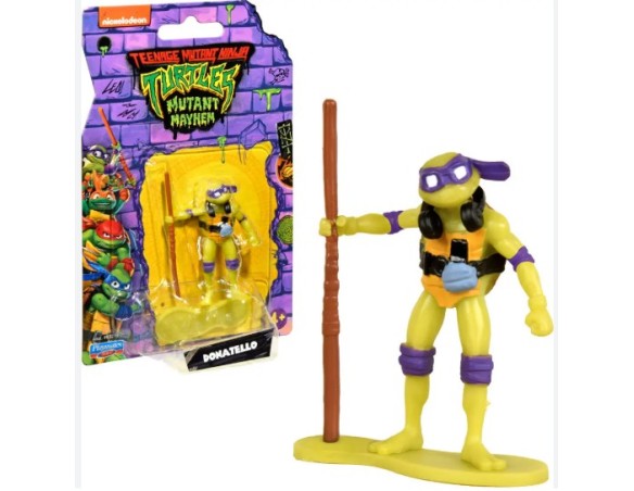 PERSONAGGIO SINGOLO TARTARUGHE NINJA TURTLES TU830000 DONATELLO 6 cm