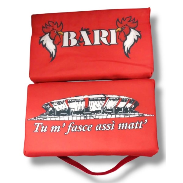 Bari | CUSCINO STADIO ROSSO BARI - tu m fasc...