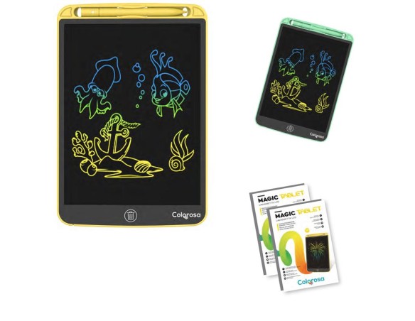 RIPLAST LAVAGNETTA LCD 10" MULTICOLOR CON PENNA 360004
