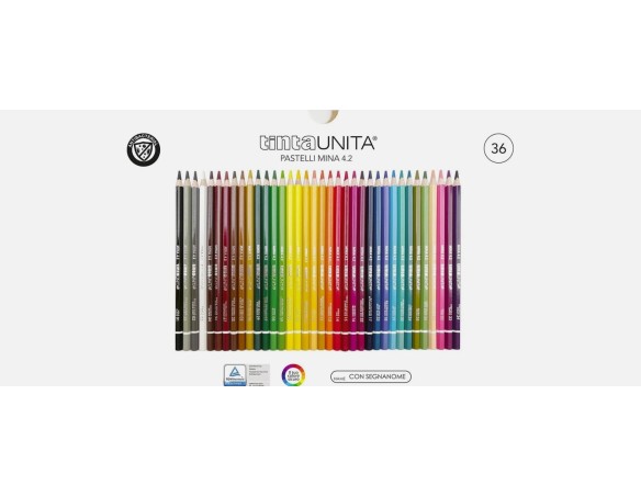 PASTELLI TINTA UNITA MINA MM.4.2 POOL OVER 36 COLORI (36 COLORI)