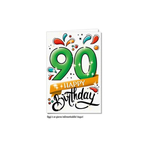 Biglietto di Auguri 90 anni